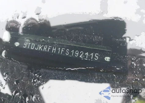 2015 Toyota Highlander Xle V6 z USA, uszkodzony, nr VIN 5TDJKRFH1FS192115